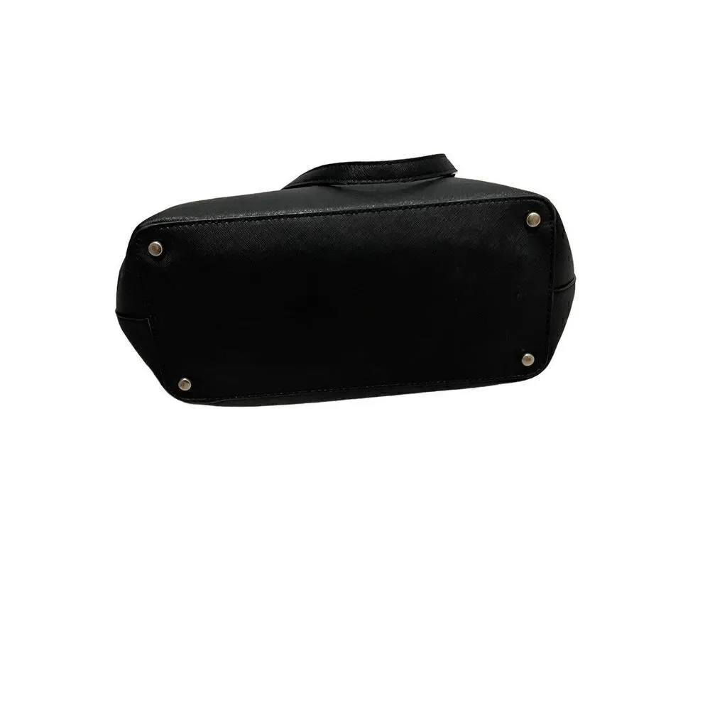 Kate Spade Black Leather Zip Tote